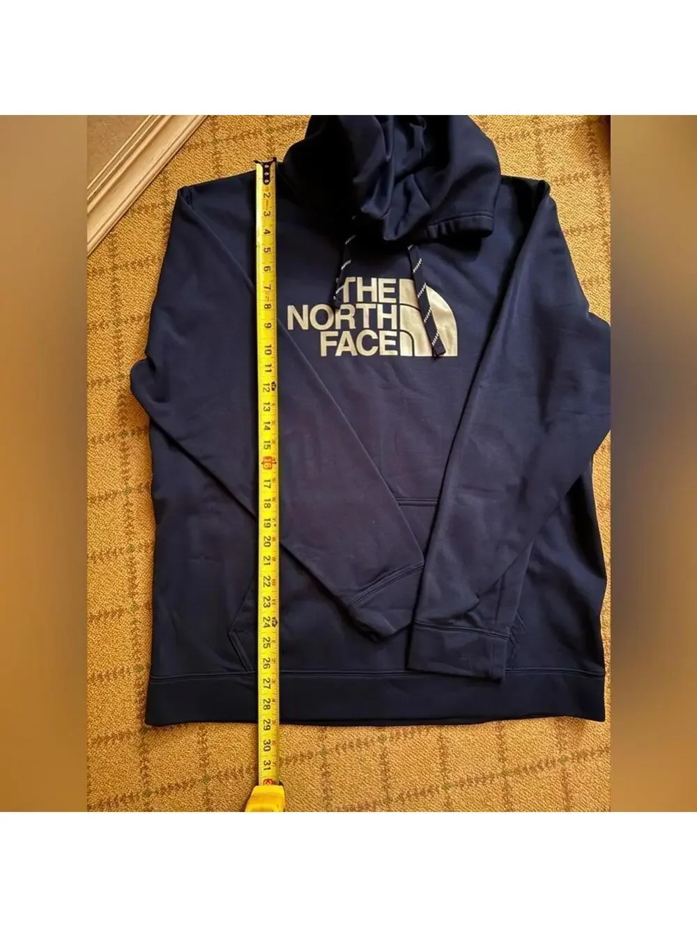 The North Face Navy Blue Tekno Logo hoodie NWOT XL